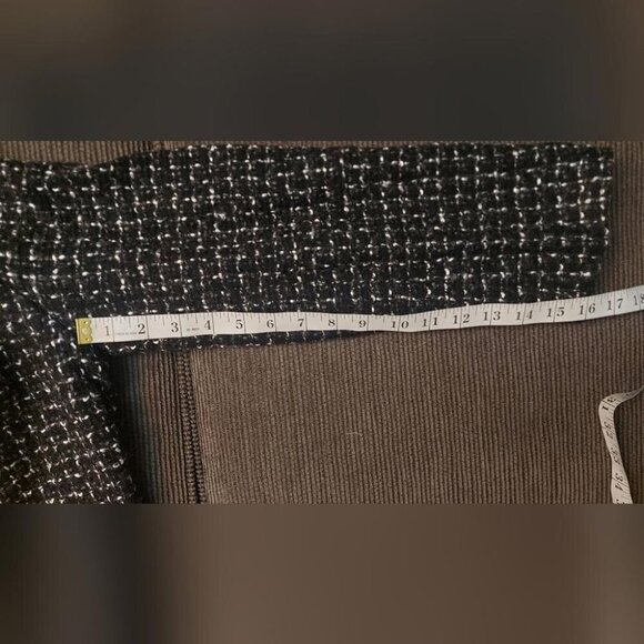 Vintage Tweed Blazer Dark Academia Goth Preppy Jacket Size M/L - Picture 11 of 14